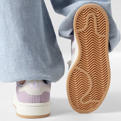 Adidas Originals - Zapatillas Mujer Campus 00s J JQ2141 Almendra Rosa Blanco Nuclear Púrpura