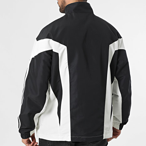 Adidas Originals - Zipped Windbreaker with Stripes JZ6965 Black