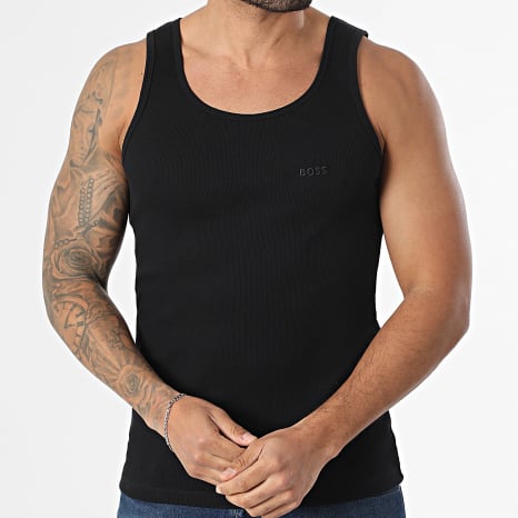 BOSS - Lot De 3 Débardeurs 50542132 Noir Blanc Bleu Marine