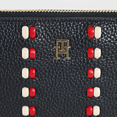 Tommy Hilfiger - Cartera Mujer Icon Large 8133 Azul Marino