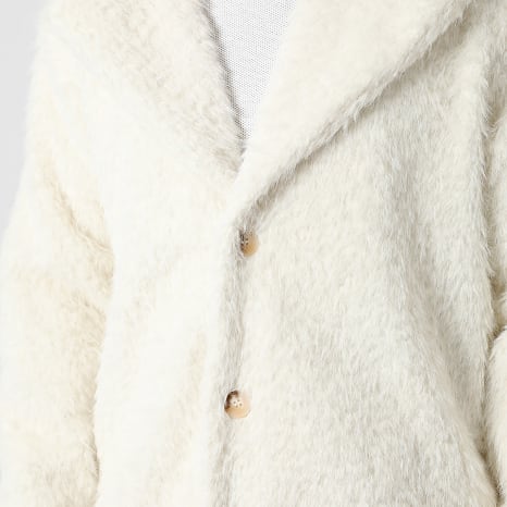 Frilivin - Abrigo de Piel 257 Beige Claro