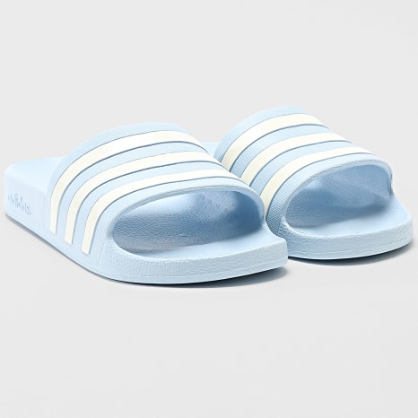 Adidas Performance - Chanclas Mujer Adilette Aqua IE8919 Glow Blue Zero Metallic