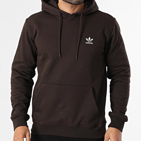 Adidas Originals - Sudadera Capucha Essential KE1144 Marrón Oscuro