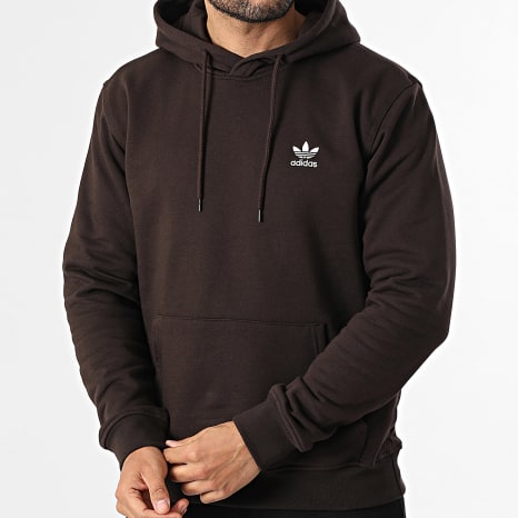 Adidas Originals - Sudadera Capucha Essential KE1144 Marrón Oscuro
