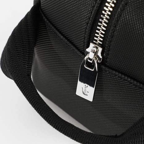 Lacoste - Neceser Cocodrilo Clásico para Hombre Negro