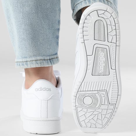 Adidas Performance - Zapatillas Mujer Basketball 3 Stripes Blanco Blanco