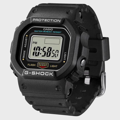 G-Shock - Anel Relógio G-Shock DWN-5600-1ER Preto