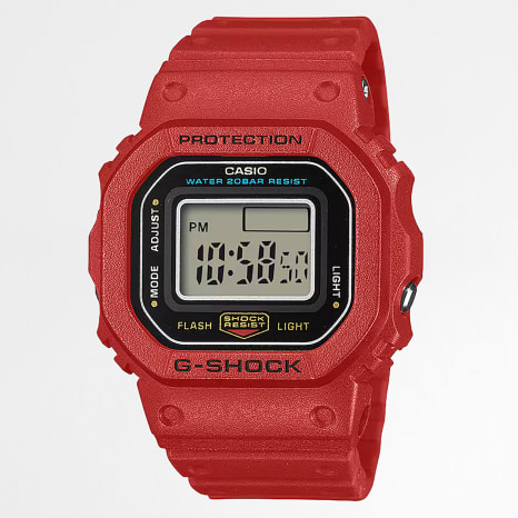 G-Shock - Anel Relógio G-Shock DWN-5600-4ER Vermelho