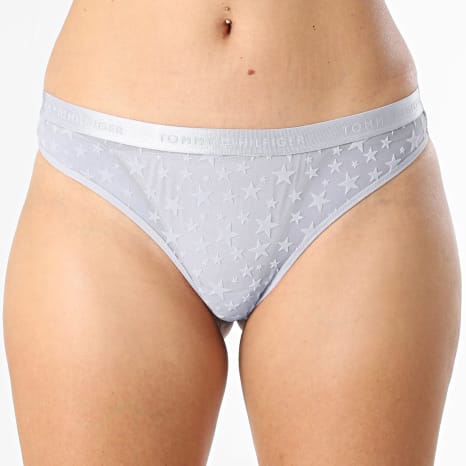 Tommy Hilfiger - Set van 3 Dames String Thong 6135 Rood Roze Lichtblauw