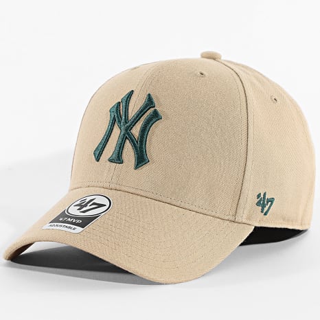 '47 Brand - Gorra MVP NY Yankees MVPSP17WBP Beige Verde