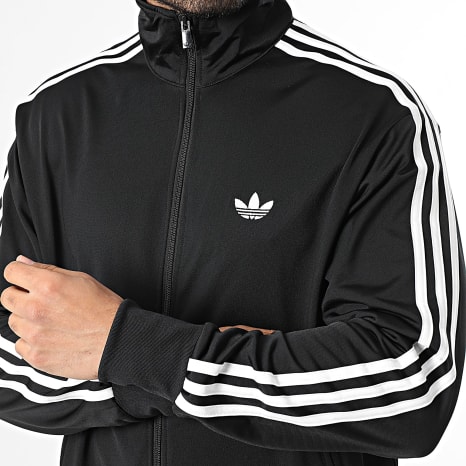 Adidas Originals - Firebird KD8312 Zip-Up Jacket Black White - Ryses