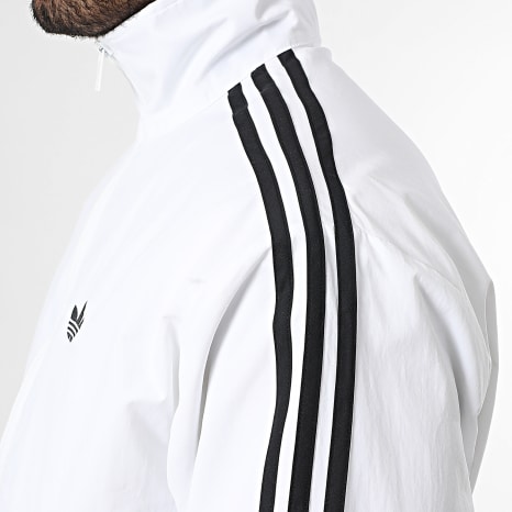 Adidas Originals - Zipped Jacket With Bands Firebird KE1676 White
