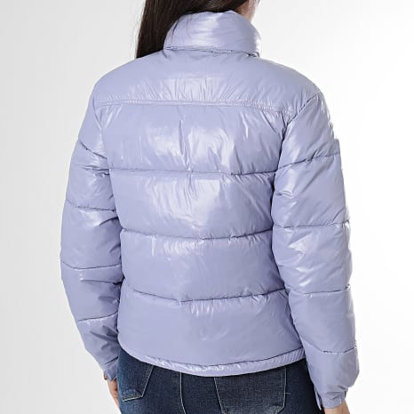 Tommy Jeans - Plumífero con capucha Mujer Packable Hood Essential Puffer Shiny 2039 Violeta