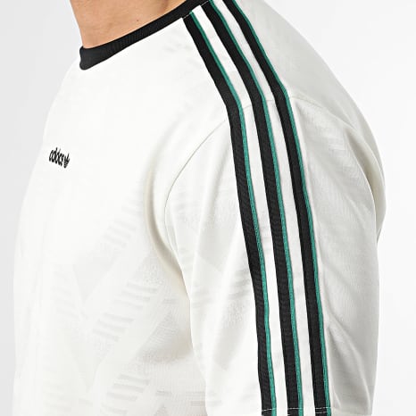 Adidas Originals - Tee Shirt Jacquard Jersey KE2139 Beige Noir