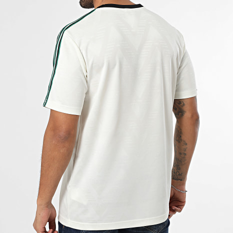 Adidas Originals - Tee Shirt Jacquard Jersey KE2139 Beige Noir