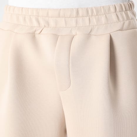 Classic Series - Pantalon Jogging Large à Plis Effet Néoprène 2449 Beige