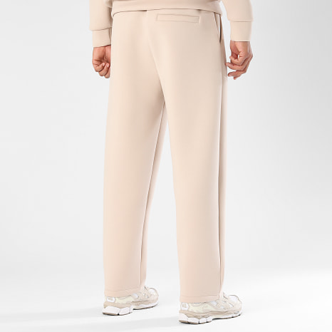 Classic Series - Pantalon Jogging Large à Plis Effet Néoprène 2449 Beige