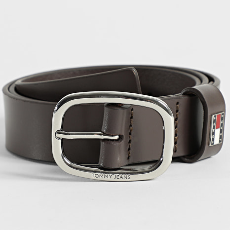 Tommy Jeans - Cinturón Mujer Oval 5836 Marrón