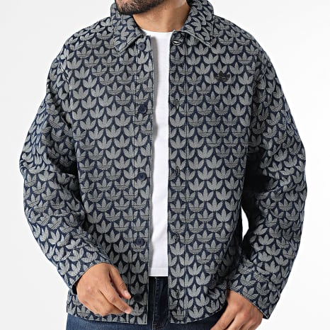 Adidas Originals - Surchemise Jean Monogram KD0397 Bleu Brut