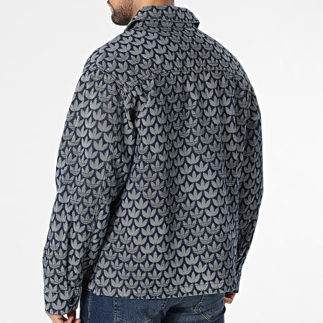 Adidas Originals - Surchemise Jean Monogram KD0397 Bleu Brut