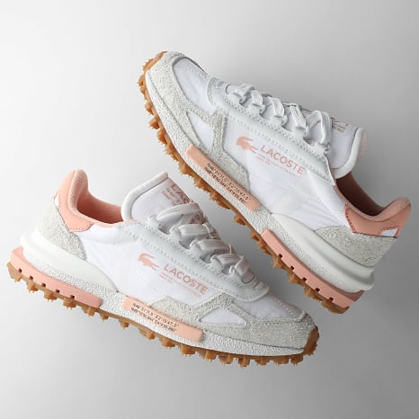 Lacoste - Baskets Femme Elite Active 126 White Light Pink