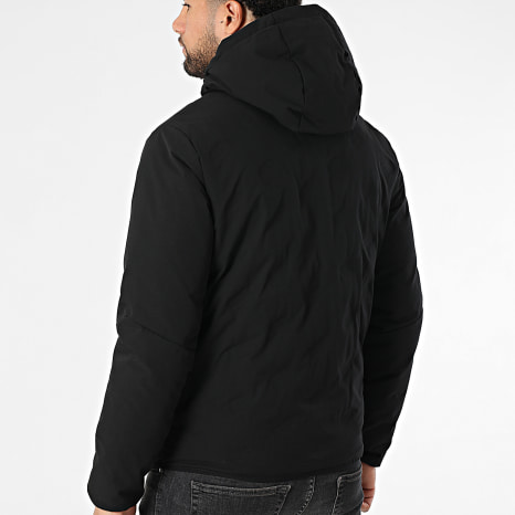Jack And Jones - Jas met capuchon en rits Adam Hybrid Zwart