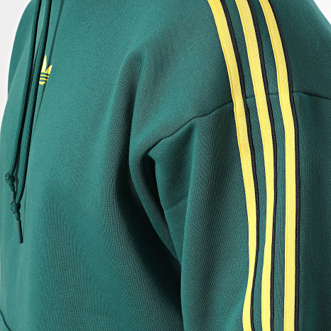 Adidas Originals - Sudadera Capucha A Rayas HD KE2150 Verde Amarillo