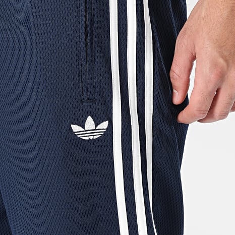 Adidas Originals - Pantalon Jogging A Bandes Firebird TP KE0777 Bleu Marine Blanc