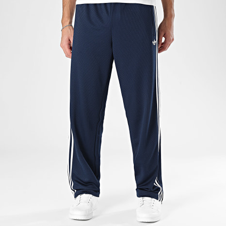 Adidas Originals - Pantalon Jogging A Bandes Firebird TP KE0777 Bleu Marine Blanc