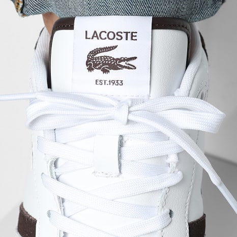 Lacoste - Baskets T-Clip Set 126 White Dark Brown