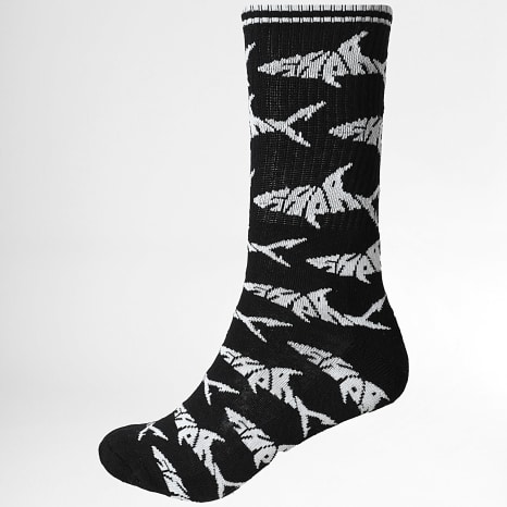 Shark Life - Pack de 3 pares de calcetines Full Blanco Negro Gris Antracita