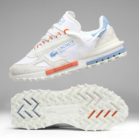 Lacoste - Sneakers Elite Active 1263 Bianco Azzurro Chiaro