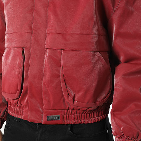Sixth June - Chaqueta Piel Sintética Con Cremallera 883 Rojo