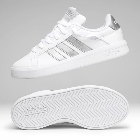 Adidas Performance - Zapatillas Mujer Lifestyle 3 Stripes Blanco Plata