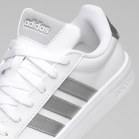 Adidas Performance - Zapatillas Mujer Lifestyle 3 Stripes Blanco Plata