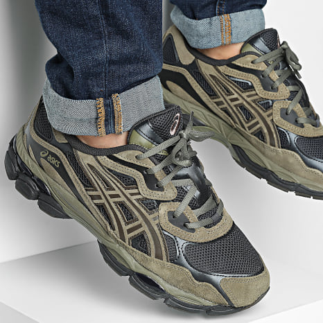 Asics - Sneakers Gel NYC 1203A383 Verde Loden Grigio Grafite
