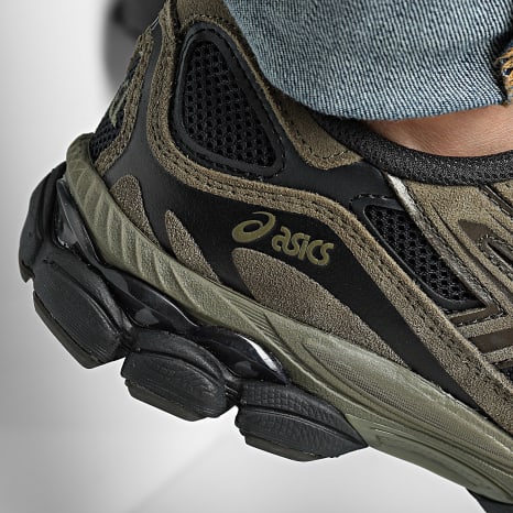 Asics - Sneakers Gel NYC 1203A383 Verde Loden Grigio Grafite