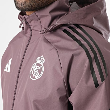 Adidas Sportswear - Jacket Zip Hoodie Real Madrid JZ8988 Purple