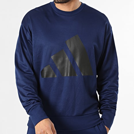 Adidas Sportswear - Ensemble De Survêtement Big Logo KB6224 Bleu Marine Noir
