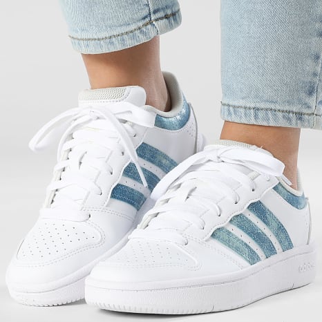 Adidas Performance - Zapatillas Mujer Hoops Classic W KI1098 Footwear White Supplier Colour Orbit Grey