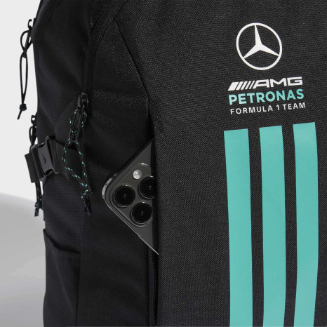 Adidas Sportswear - Sac A Dos DNA 3 Stripes AMG Mercedes KF1774 Noir Bleu Turquoise Blanc