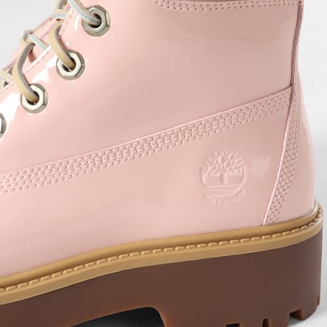 Timberland - Boots Femme Stone Street 6 Inches Lace Waterproof A2H3C Light Pink Patent Leather