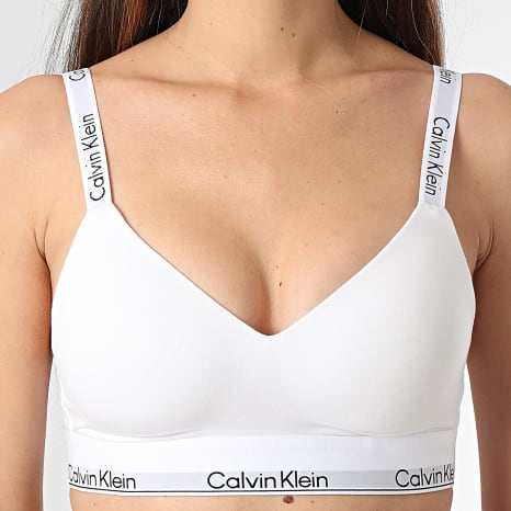 Calvin Klein - Sujetador Mujer QF8504 Blanco