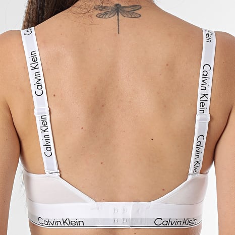 Calvin Klein - Sujetador Mujer QF8504 Blanco