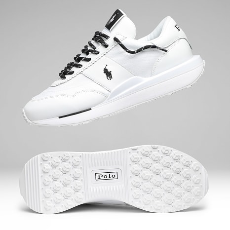 Polo Ralph Lauren - Baskets Train 89 White Black Exclusivité LBO x SUPERLACED