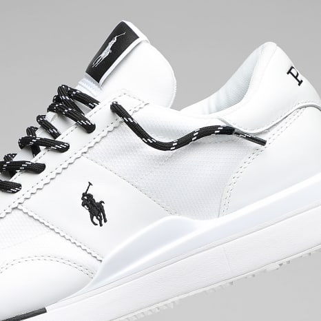 Polo Ralph Lauren - Baskets Train 89 White Black Exclusivité LBO x SUPERLACED
