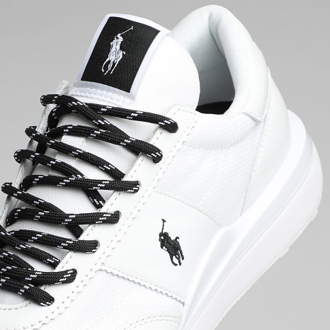 Polo Ralph Lauren - Baskets Train 89 White Black Exclusivité LBO x SUPERLACED