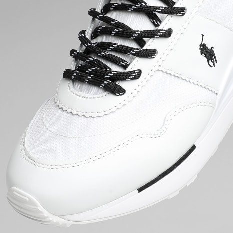 Polo Ralph Lauren - Baskets Train 89 White Black Exclusivité LBO x SUPERLACED