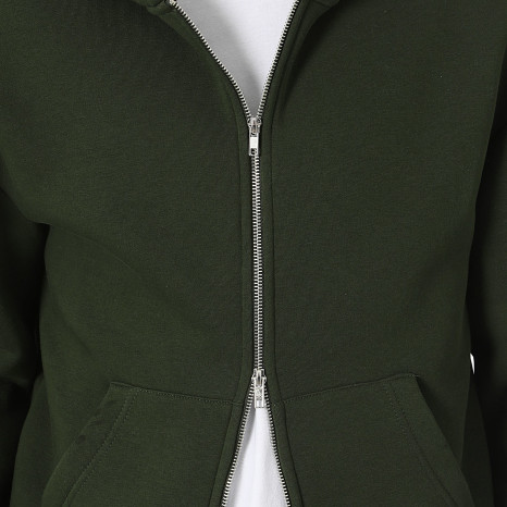 LBO - Ensemble Sweat Zippé Capuche Et Pantalon Jogging 4123 Vert Kaki