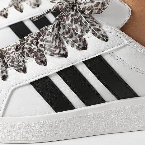 Adidas Performance - Zapatillas Mujer Grand Court 3.0 J JP9365 Footwear White Core Black x SUPERLACED